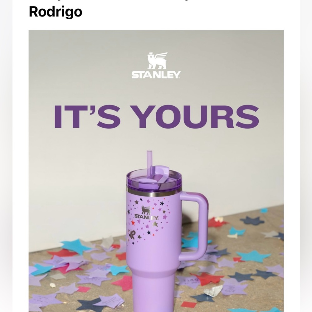 Stanley 40oz tumble x Olivia Rodrigo